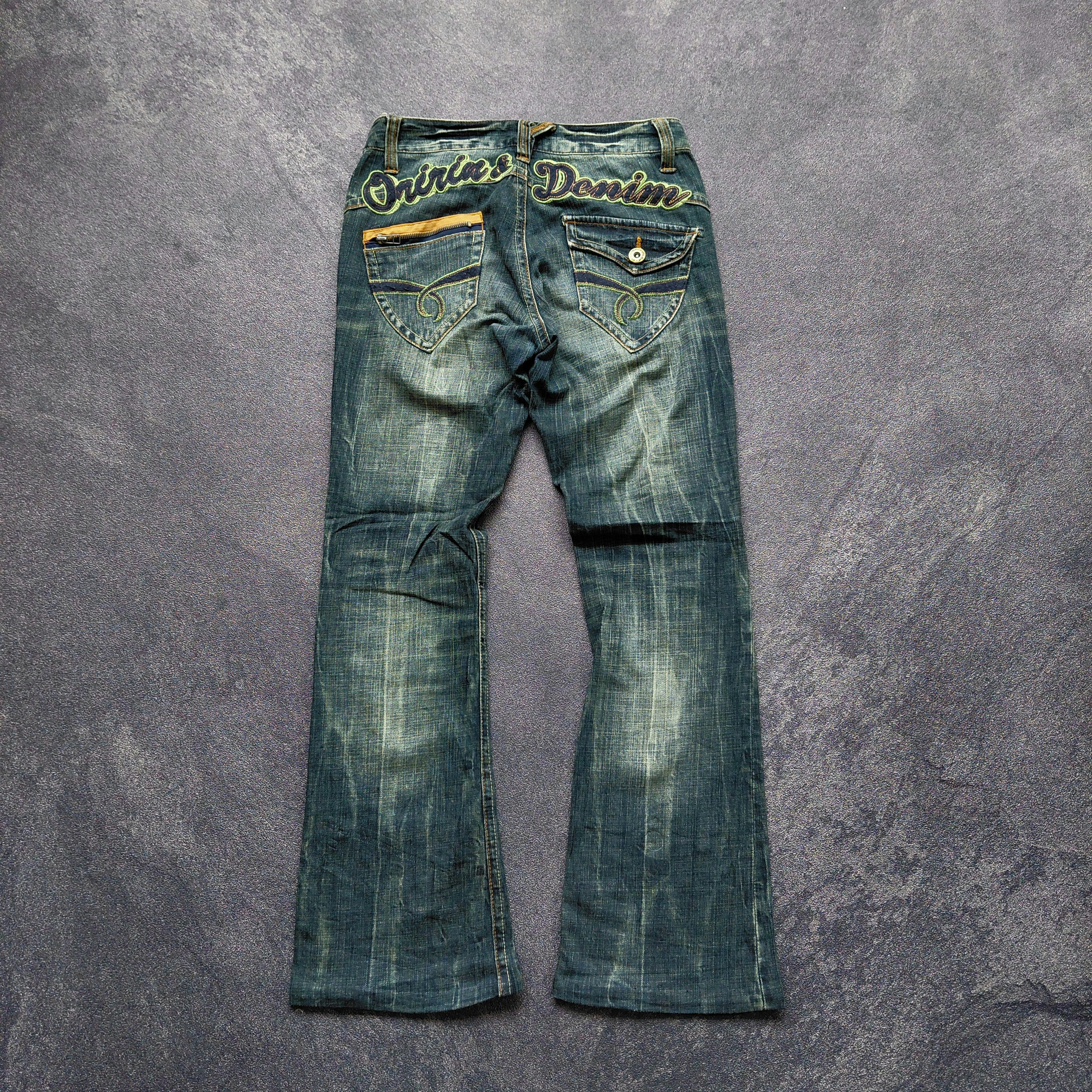 Tornado Mart Vintage Y2K Orrin Denim Flare Pants Size US 30 / EU 46 - 1 Thumbnail
