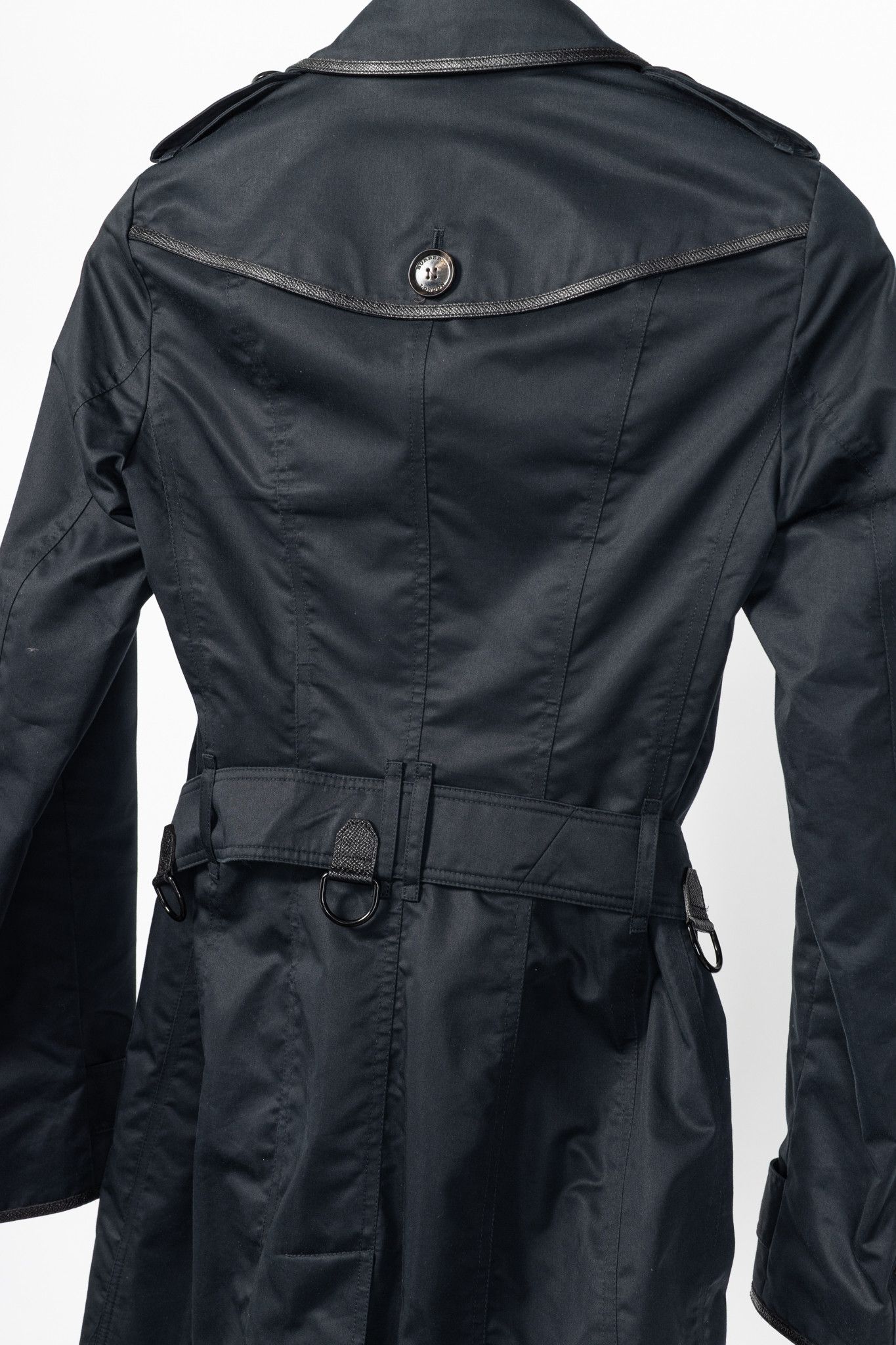 Burberry Burberry Cotton Double-Breasted Belted Trench Coat Size XS / US 0-2 / IT 36-38 - 10 Thumbnail