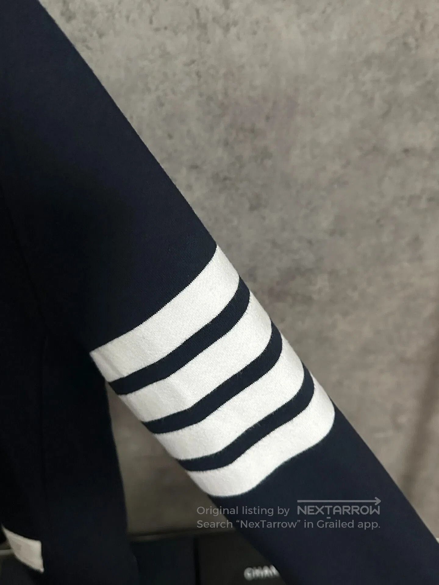 Thom Browne thom browne classic navy crewneck sweatshirt. Size US XL / EU 56 / 4 - 4 Thumbnail