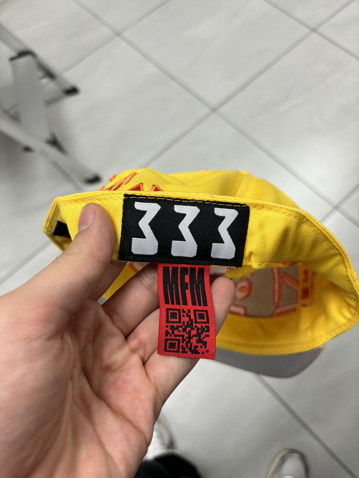 murd333r.fm Murd33r.fm yellow cap 7 1/2 Size ONE SIZE - 3 Thumbnail