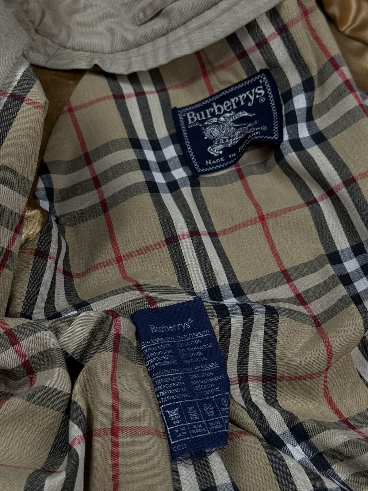 Burberry × Vintage Vintage trench coat Burberry original luxury streetwear item Size S / US 4 / IT 40 - 5 Thumbnail