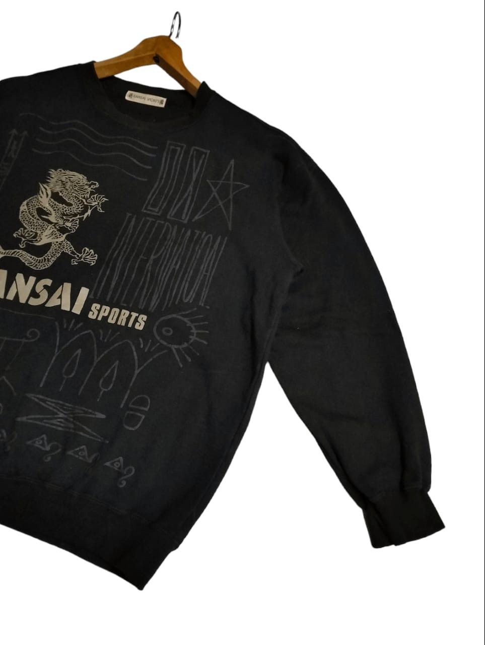 Designer × Japanese Brand × Kansai Yamamoto Vintage Kansai Sports Big Print Sweatshirt Size US L / EU 52-54 / 3 - 4 Thumbnail