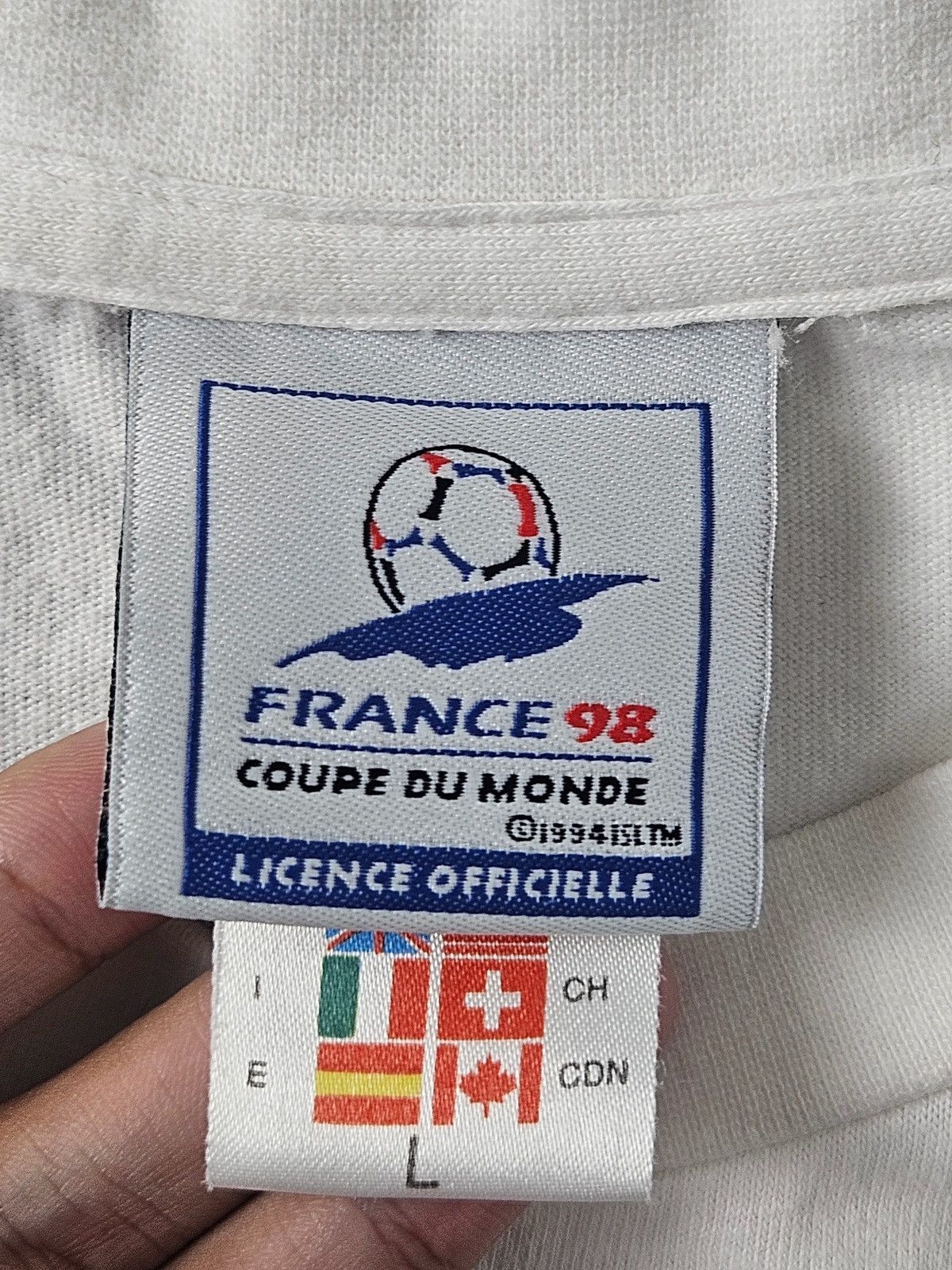 Vintage Vintage Michael Platini france world cup shirt Size US L / EU 52-54 / 3 - 5 Thumbnail
