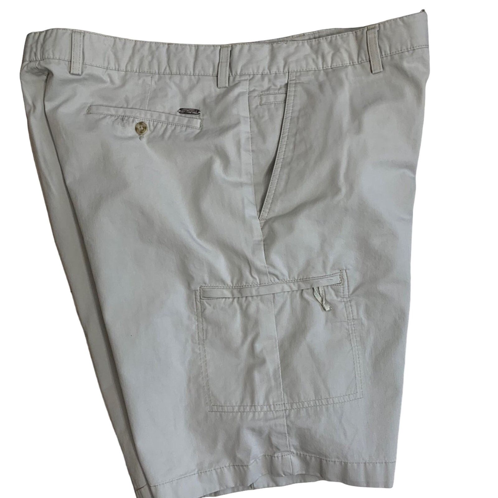 Greg Norman Greg Norman Men’s Size 40 Cargo Shorts Khaki Zipper Pockets Size US 40 / EU 56 - 5 Thumbnail