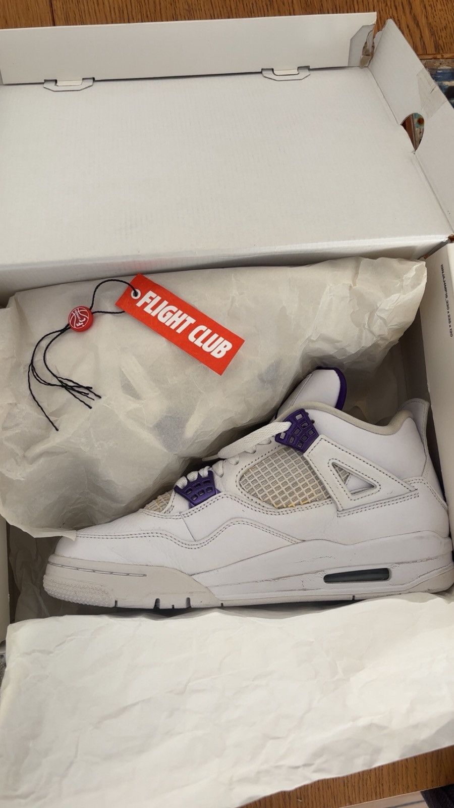 Jordan Brand Jordan 4 metallic purple Size US 9 / EU 42 - 5 Thumbnail