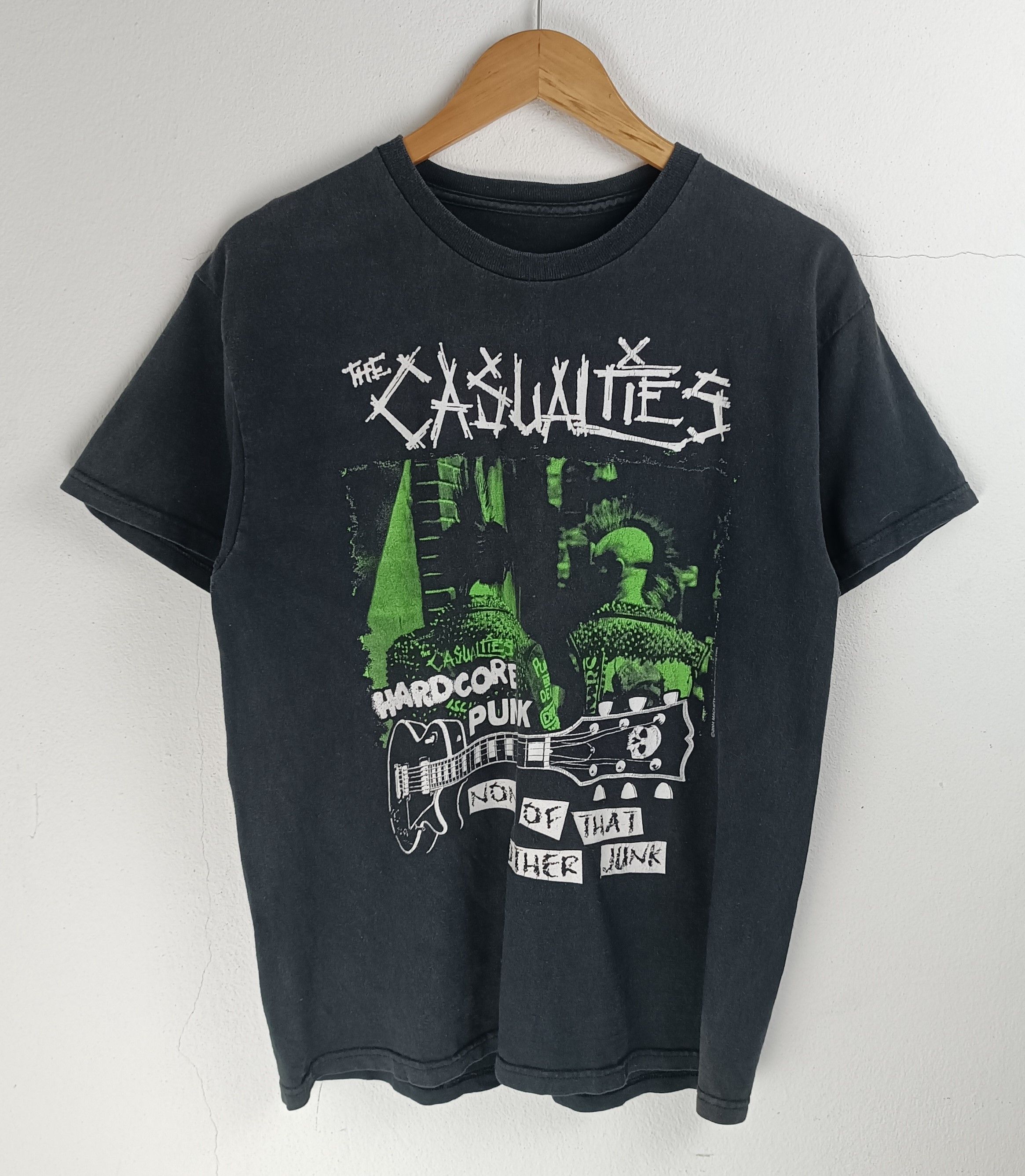 Band Tees VINTAGE '04 THE CASUALTIES TEE exploited rancid punk gbh Size US S / EU 44-46 / 1 - 3 Thumbnail