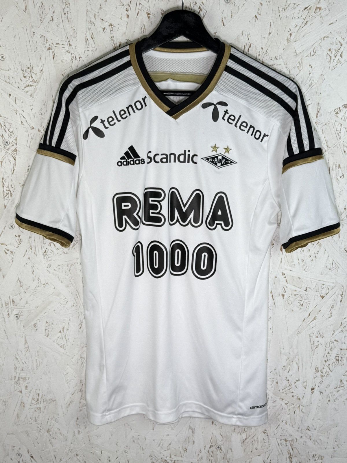 Adidas Adidas Rosenborg BK 2014/15 Home Kit Soccer Jersey S Size US S / EU 44-46 / 1 - 1 Thumbnail
