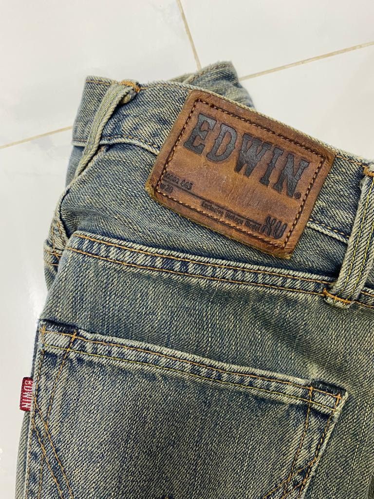 Kapital BAGGY🔥EDWIN XU DISTRESSED DENIM LOOSE FIT Size US 28 / EU 44 - 7 Thumbnail