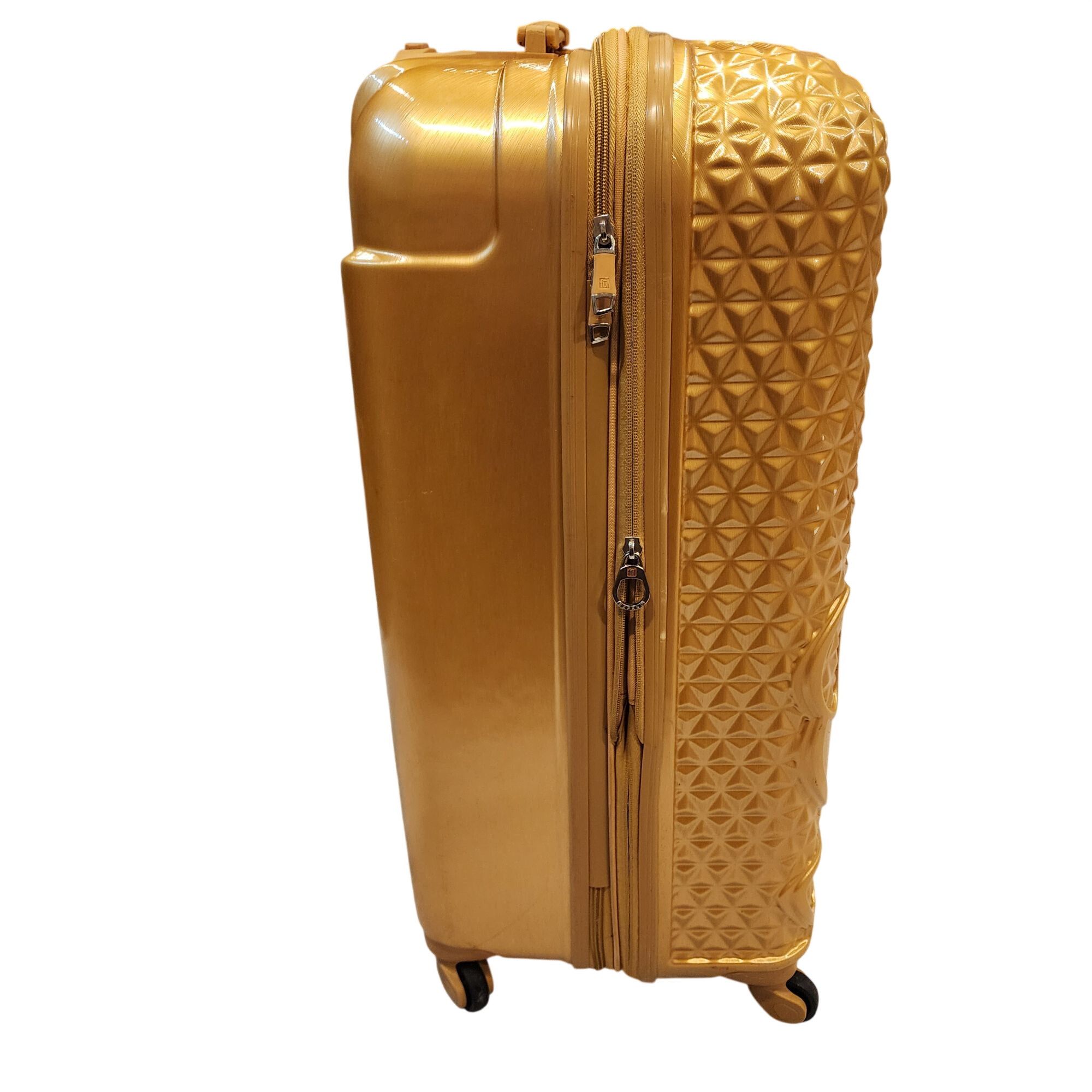 Disney Minnie Mouse Gold Suitcases 25" 4 Wheeled Spin 360 Textured Size ONE SIZE - 5 Thumbnail