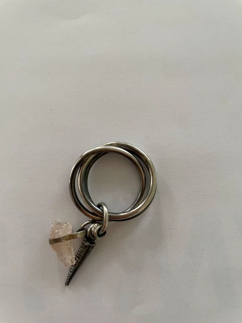 Ann Demeulemeester Ann Demeulemeester Pendant Ring for Men- DMC Size ONE SIZE - 1 Thumbnail