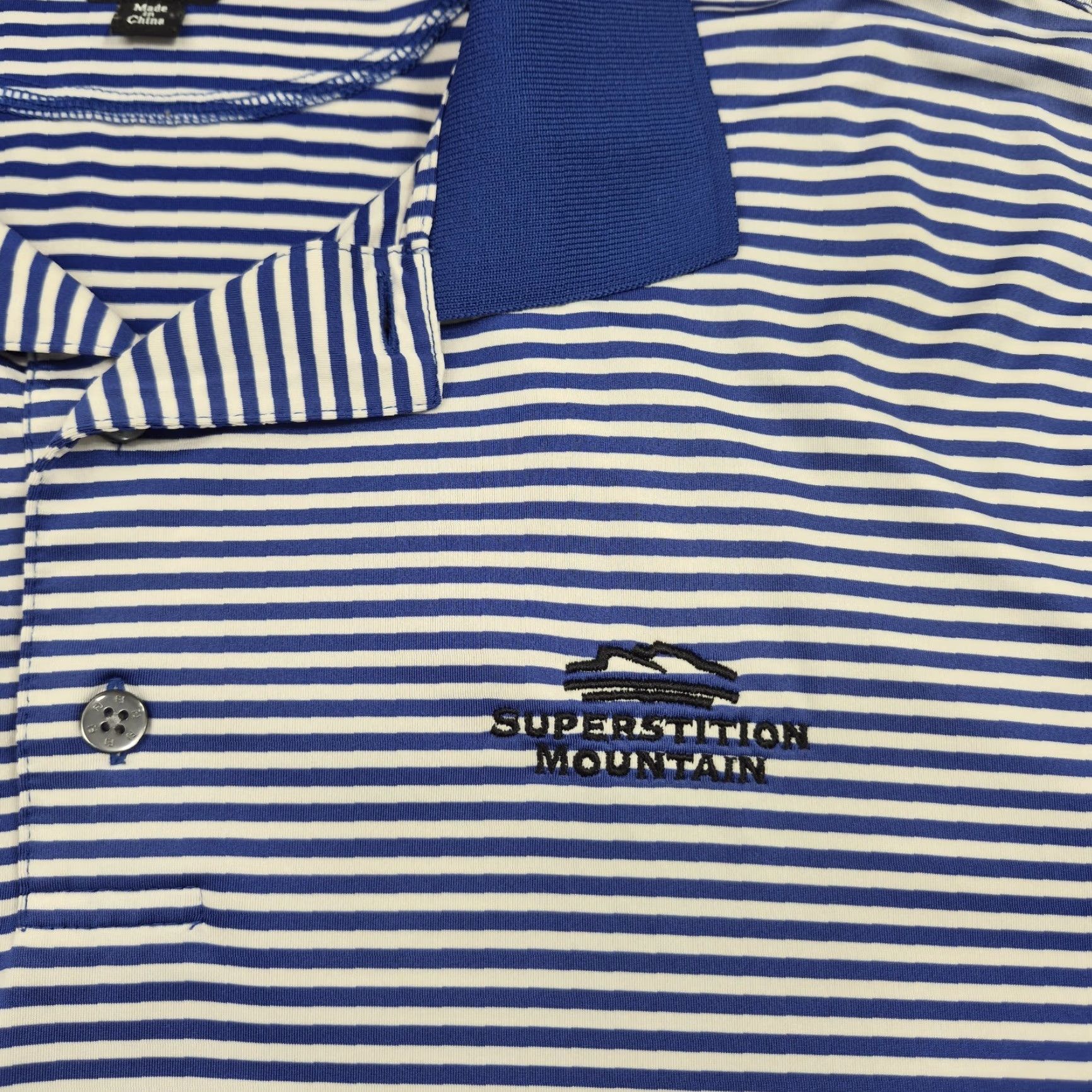 Footjoy FootJoy Polo Shirt Mens XL Striped Performance Short Sleeve Polo Golf Shirt Mens 2XL Multicolor Logo Pattern Size US XL / EU 56 / 4 - 7 Thumbnail