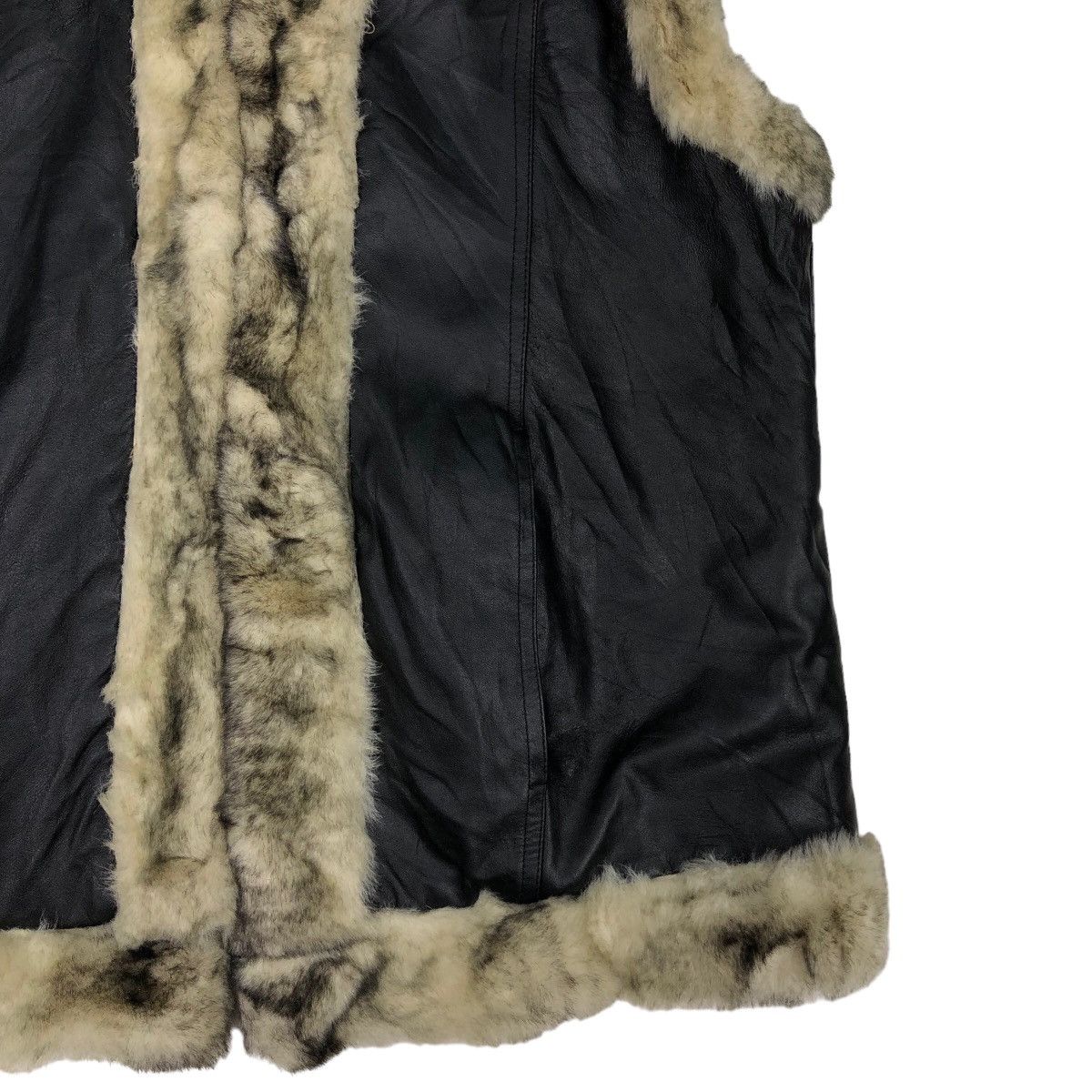 Japanese Brand 🔥Issey Miyake Design Vest Tank Top Mink Fur Lining Size US M / EU 48-50 / 2 - 5 Thumbnail