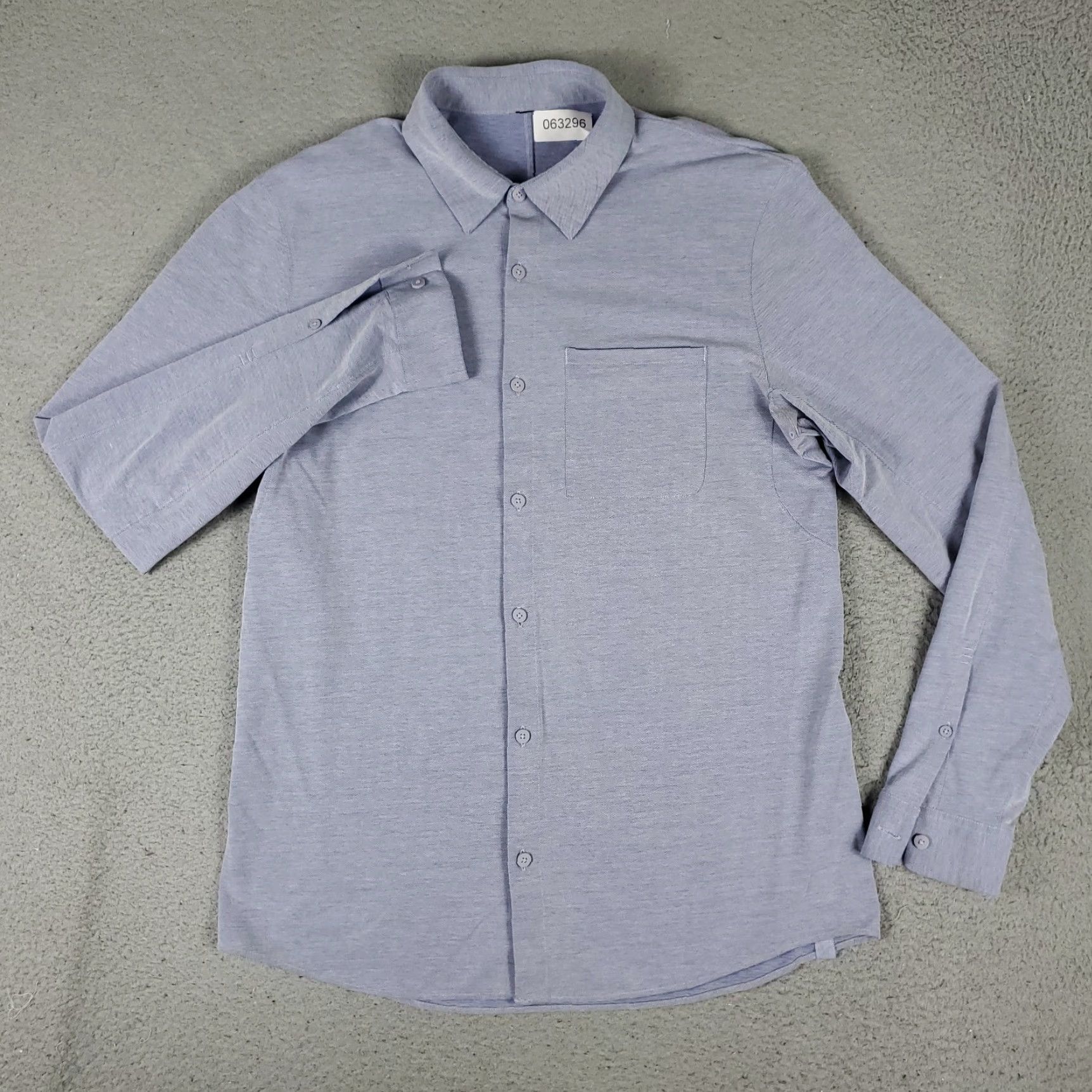 Lululemon Lululemon Shirt Mens Size Medium Blue Stretch Button-Up Long Sleeve Casual Formal Workwear Business Size US M / EU 48-50 / 2 - 2 Thumbnail