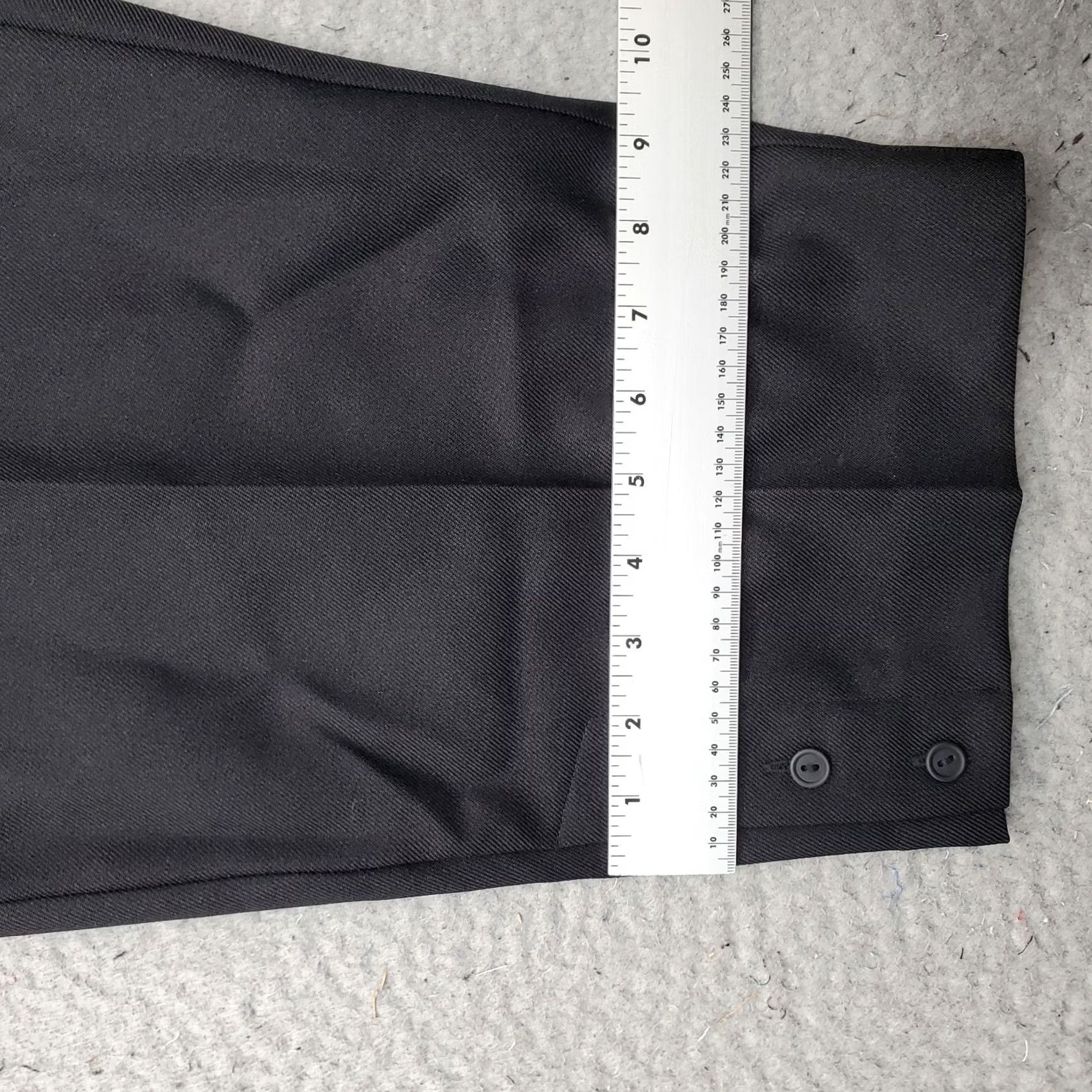 Vintage Alfred Dunner Pants Womens 10P Black Comfort Elastic Waist Ankle Button Pull Size 32" / US 10 / IT 46 - 5 Thumbnail