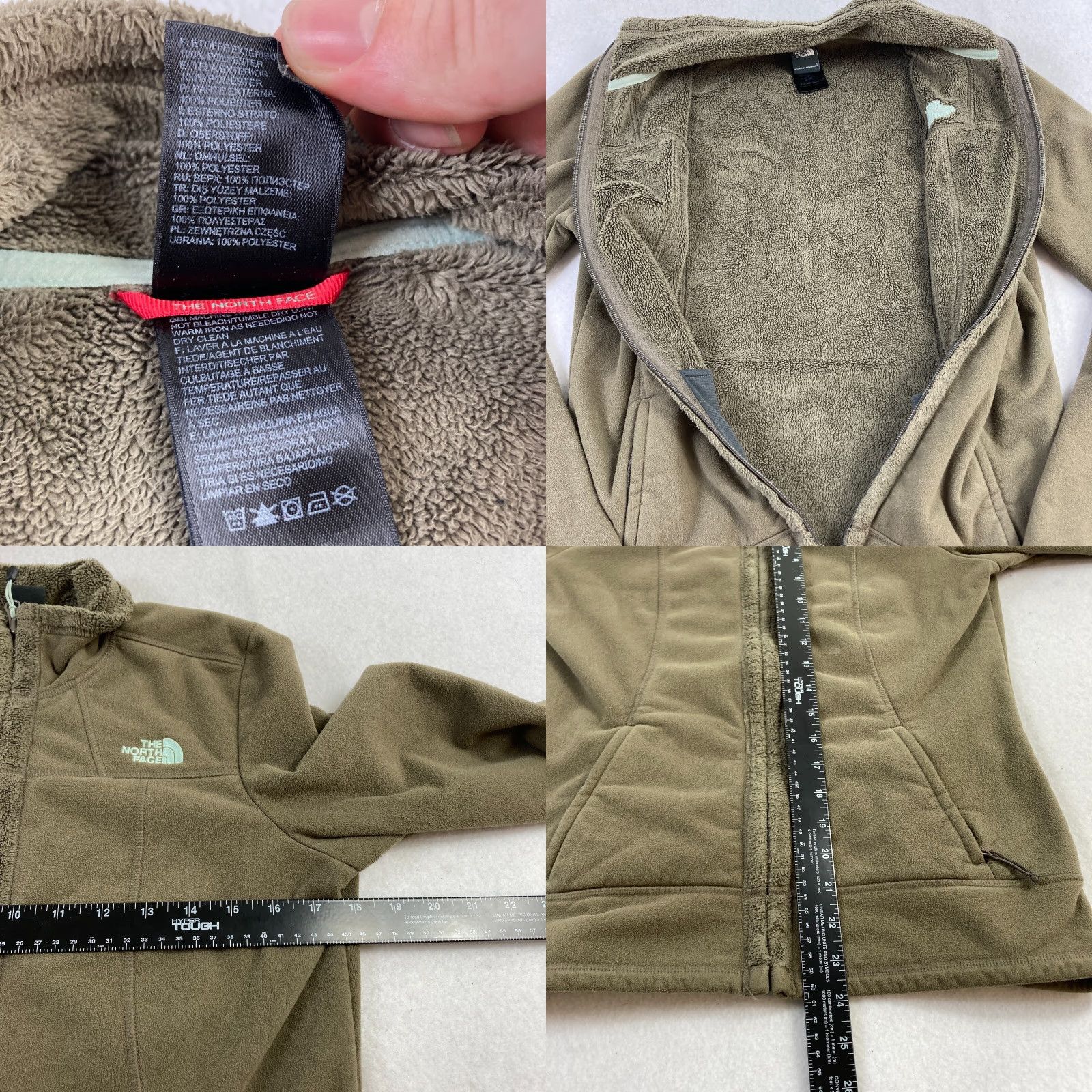 The North Face VINTAGE The North Face Jacket Women's Small Brown Fleece Lined Full Zip Long Sleeve Logo Size S / US 4 / IT 40 - 8 Thumbnail