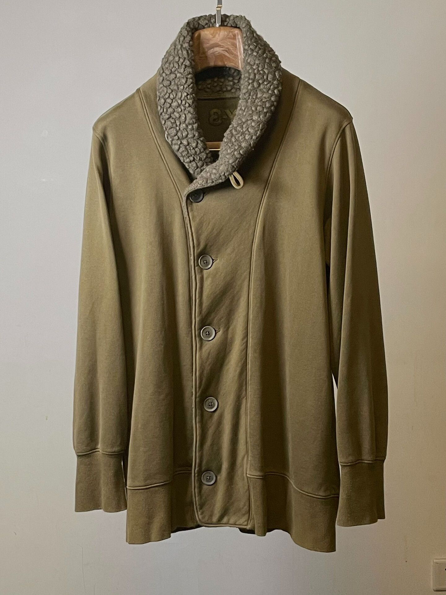 Y-3 y-3 green collar jacket by yohji yamamoto Size US M / EU 48-50 / 2 - 1 Thumbnail
