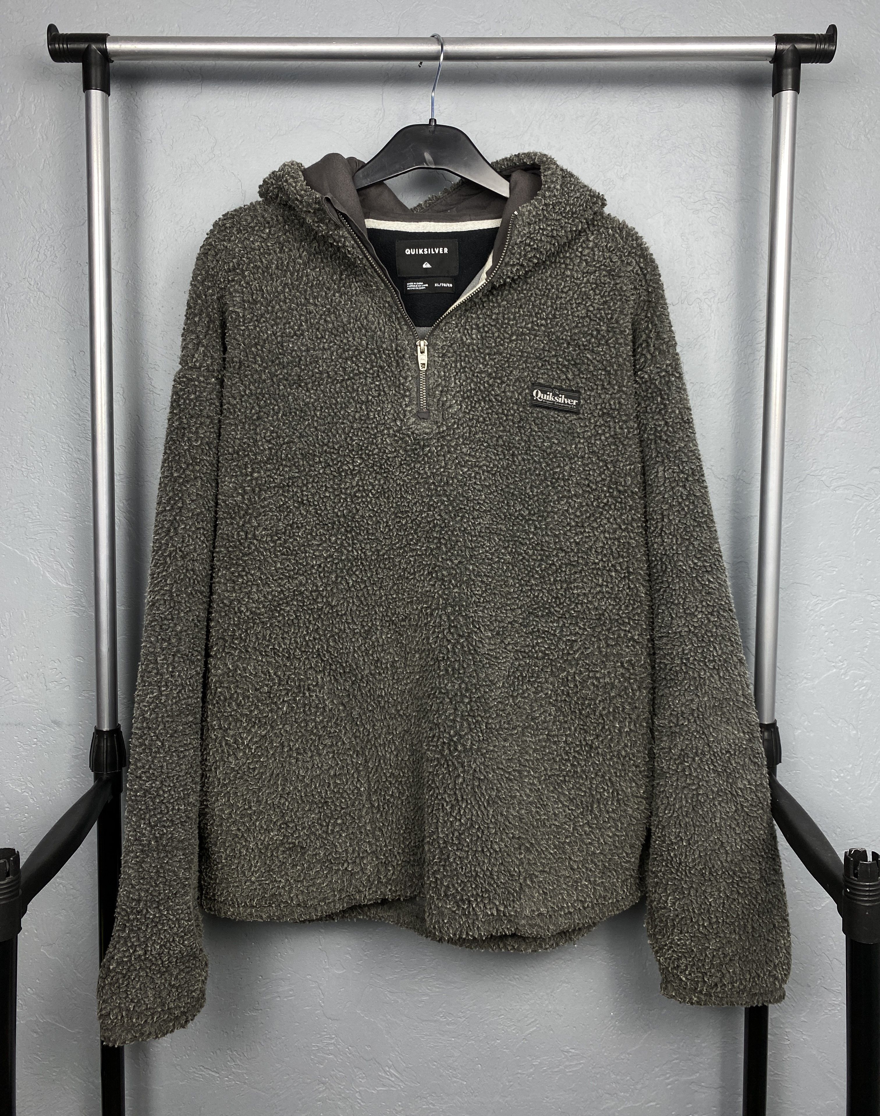 Quiksilver Quiksilver Vintage Sherpa Teddy Fleece Jacket Size US XL / EU 56 / 4 - 1 Thumbnail
