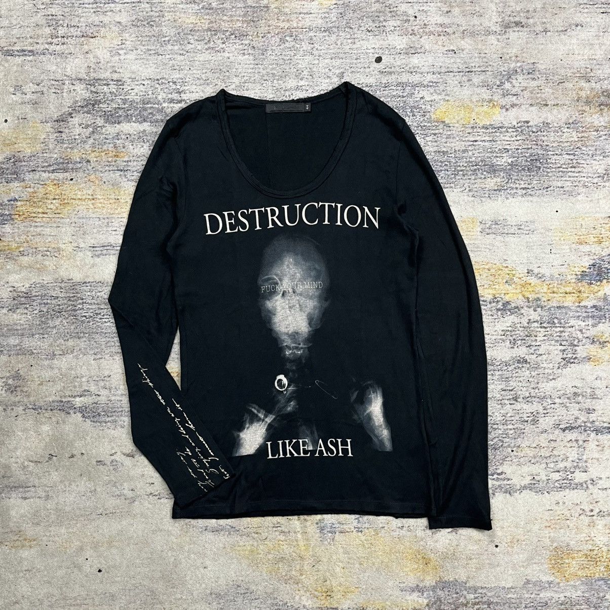 GOSTAR DE FUGA Fuga Destruction poem long sleeve shirt vkei lgb kmrii style Size US S / EU 44-46 / 1 - 1 Thumbnail
