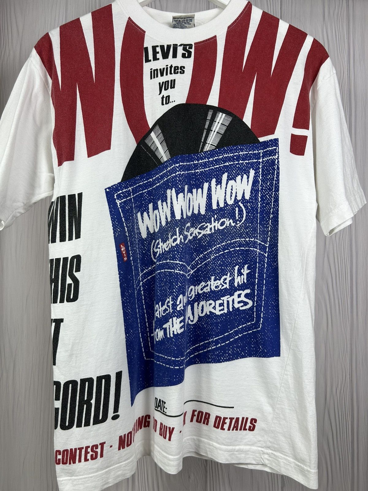 Levi's Vintage Clothing Rare Limited Vintage Levi’s WOW Big Print Size M Size US M / EU 48-50 / 2 - 4 Thumbnail