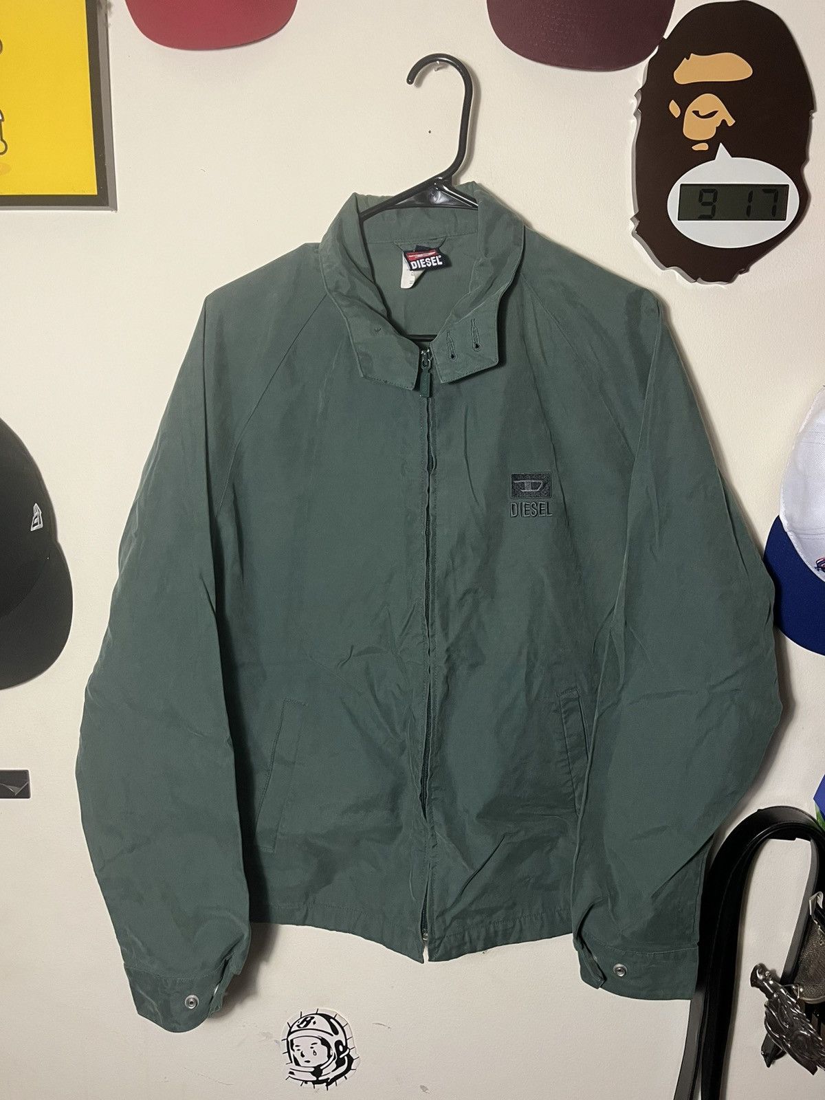 Diesel Vintage Diesel Work Jacket Large Olive Green Y2K Size US L / EU 52-54 / 3 - 1 Thumbnail