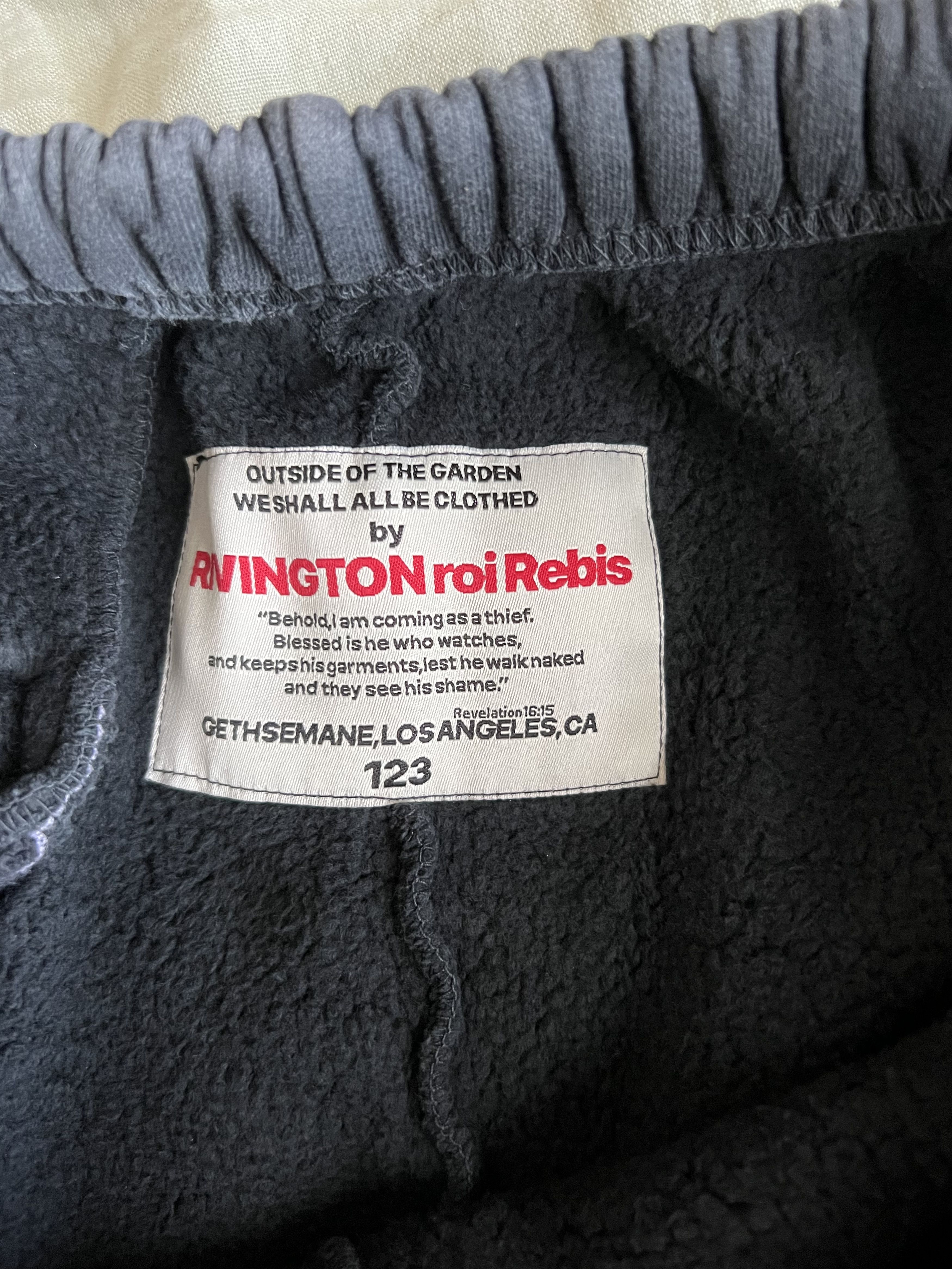 RRR-123 RRR-123 Holy Holy Sweatpants in Vintage Black Size US 32 / EU 48 - 9 Thumbnail