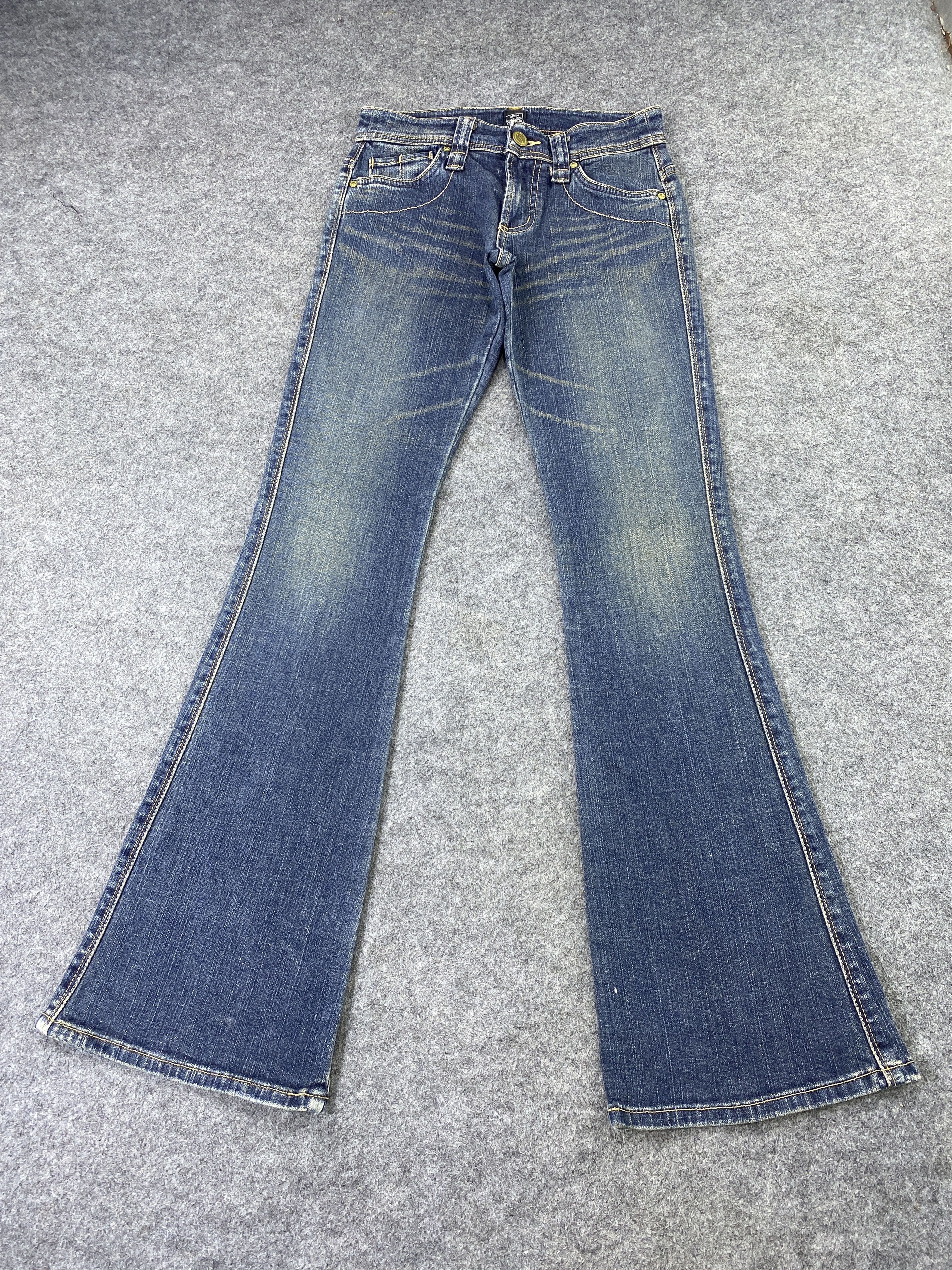Japanese Brand C-seventeen Blue Wash bootcut Jeans - J1068 Size 27" / US 4 / IT 40 - 2 Thumbnail