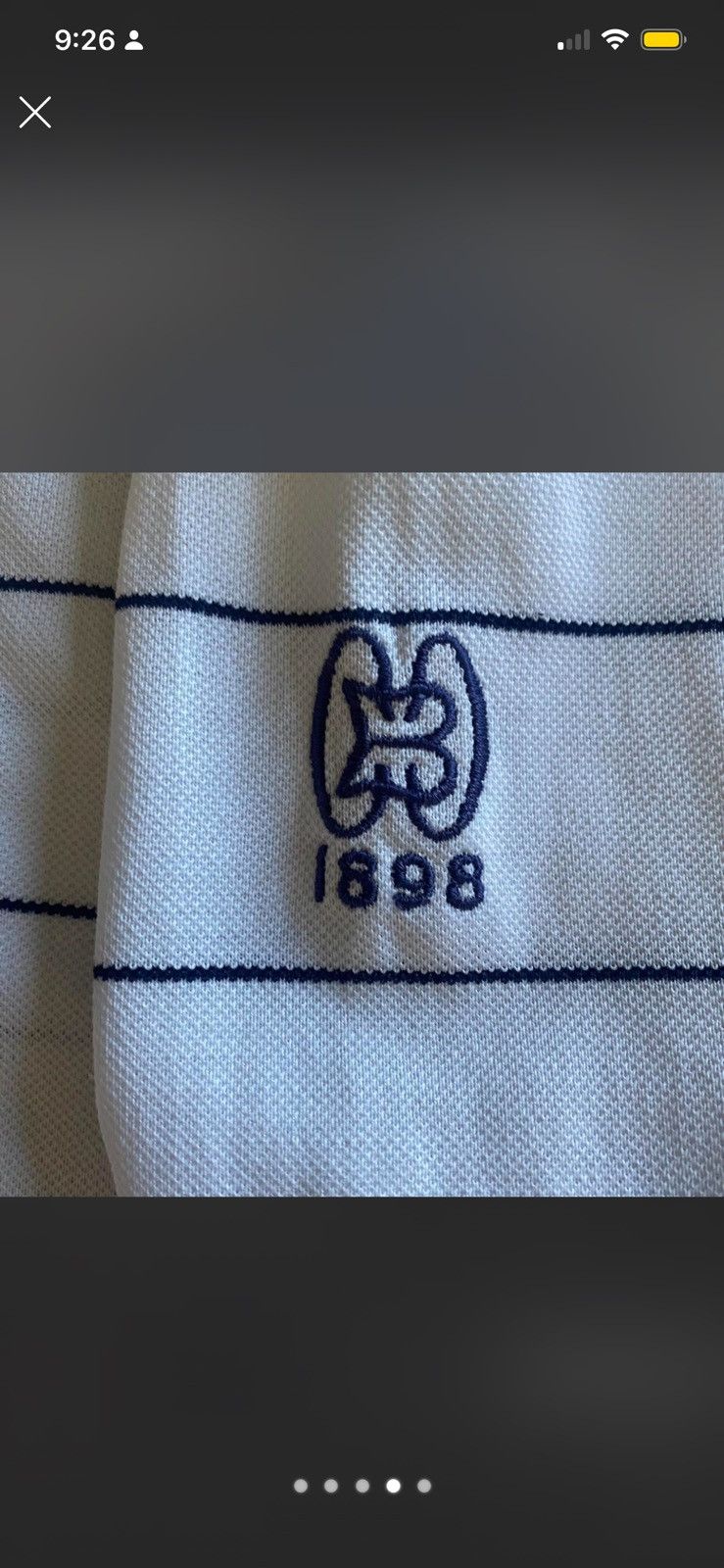 Polo Ralph Lauren Polo White Black Stripe Longsleeve Size US L / EU 52-54 / 3 - 4 Thumbnail
