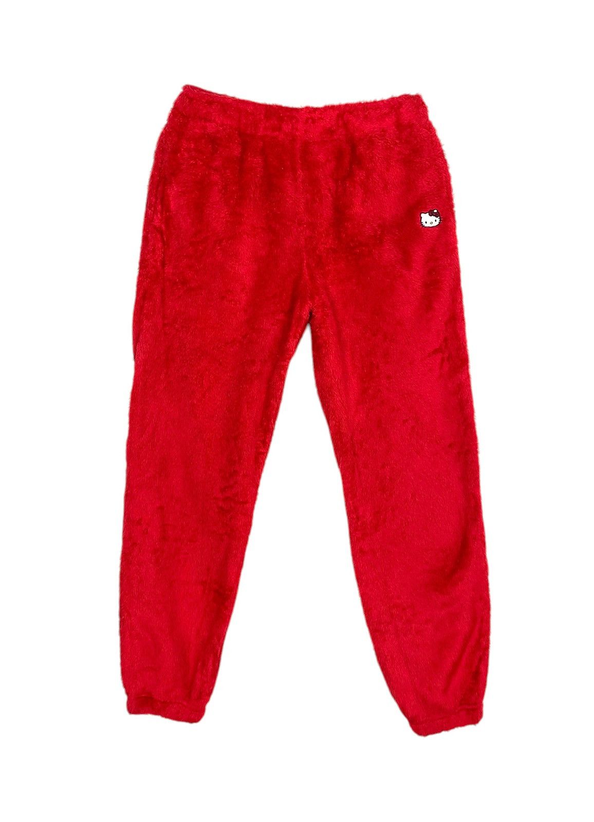 Japanese Brand Rare‼️ Hello Kitty Fleece Pants Small Logo Size 30" / US 8 / IT 44 - 1 Thumbnail