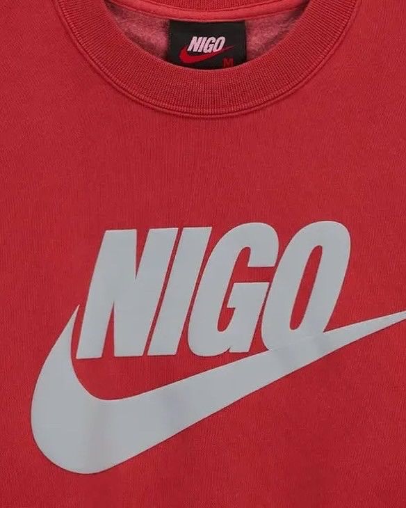 Nigo × Nike 🔥Nike x Nigo NRG Fleece Crewneck Sweatshirt Size US S / EU 44-46 / 1 - 4 Thumbnail