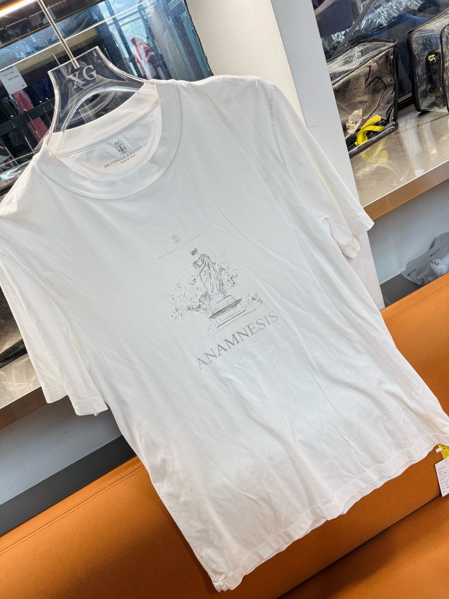 Brunello Cucinelli Brunello Cucinelli Anamnesis Graphic T-Shirt M Size US M / EU 48-50 / 2 - 1 Thumbnail