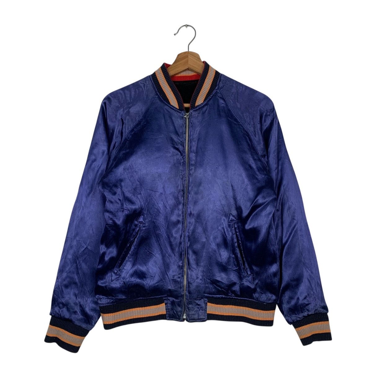 Japanese Brand Japanese Brand Clear Land Reversible Sukajan Jacket Size US XS / EU 42 / 0 - 2 Thumbnail