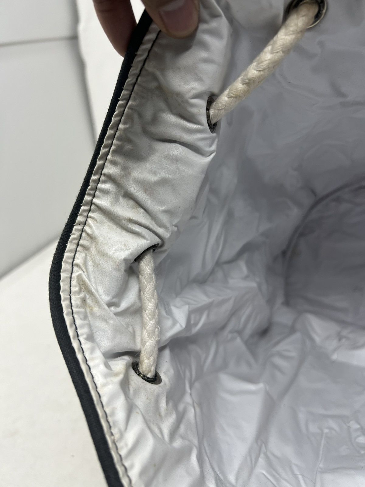 Chanel Chanel Black Drawstring Canvas Bucket Size ONE SIZE - 17 Thumbnail