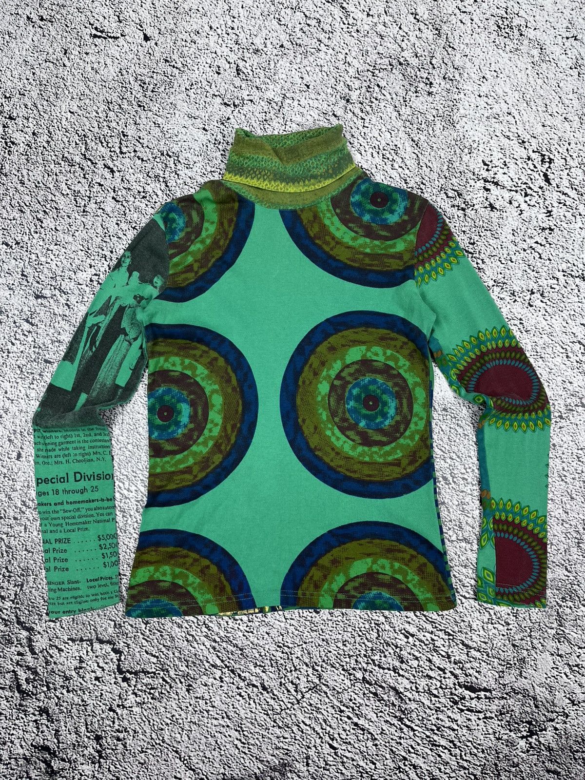 Desigual Vintage Gaultier Style Desigual printed turtleneck size M Size M / US 6-8 / IT 42-44 - 1 Thumbnail