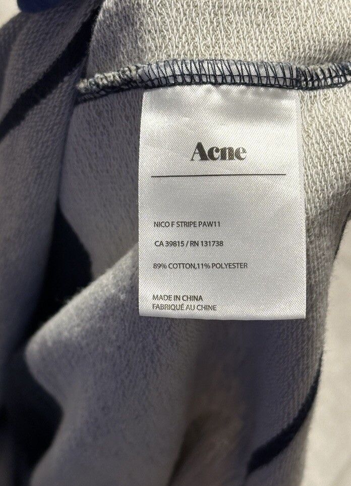 Acne Studios ACNE Nico F Striped Paw11 Long Skirt Maxi Cotton Blend Size 27" / US 4 / IT 40 - 14 Thumbnail