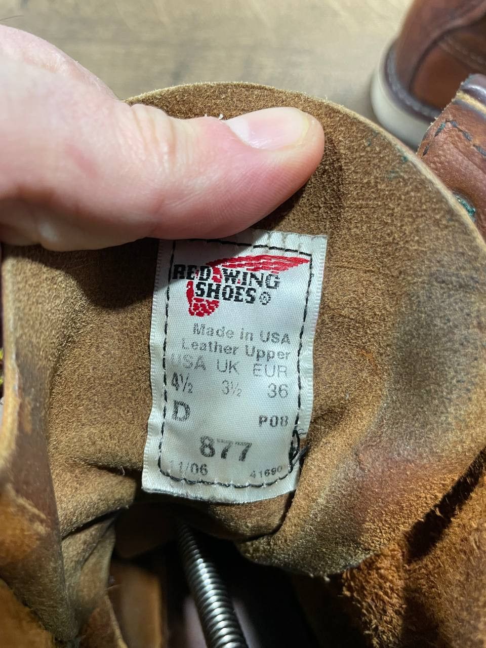 Red Wing Red Wing 877 Heritage Work Boots vintage USA Size 4.5 Size US 4.5 / IT 34.5 - 10 Thumbnail