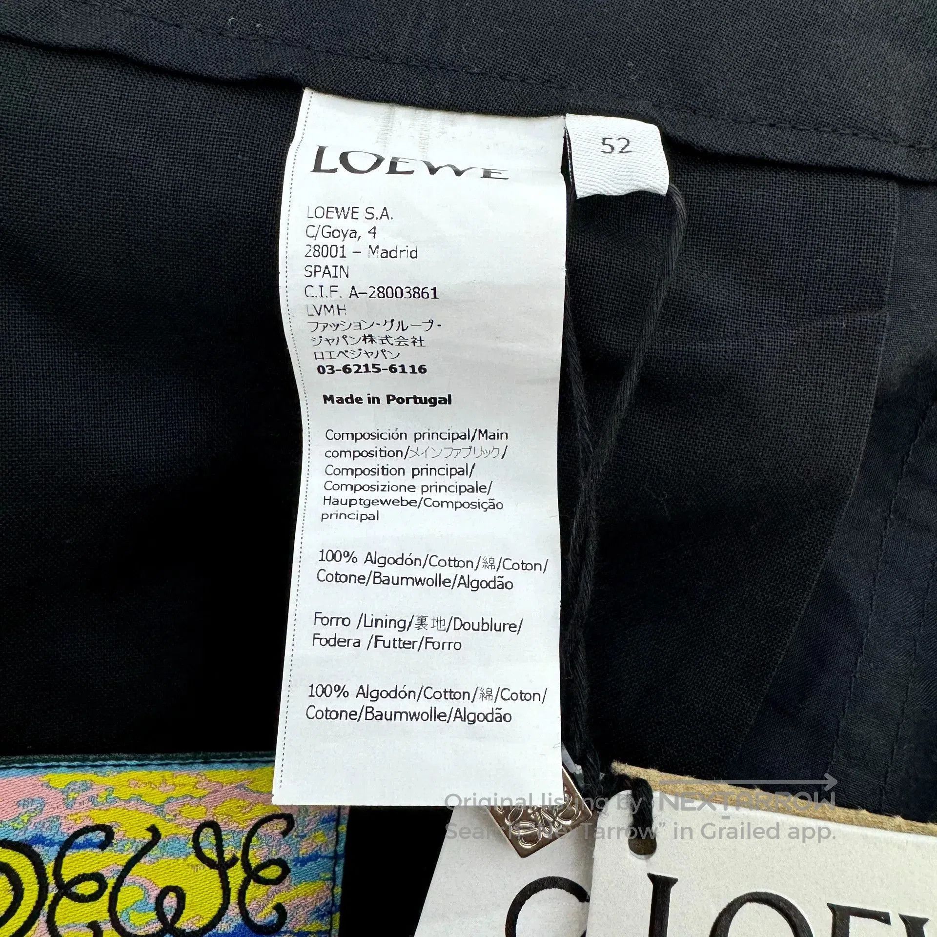 Loewe LOEWE Solid Color Bermuda Shorts. Size US 42 / EU 58 - 5 Thumbnail