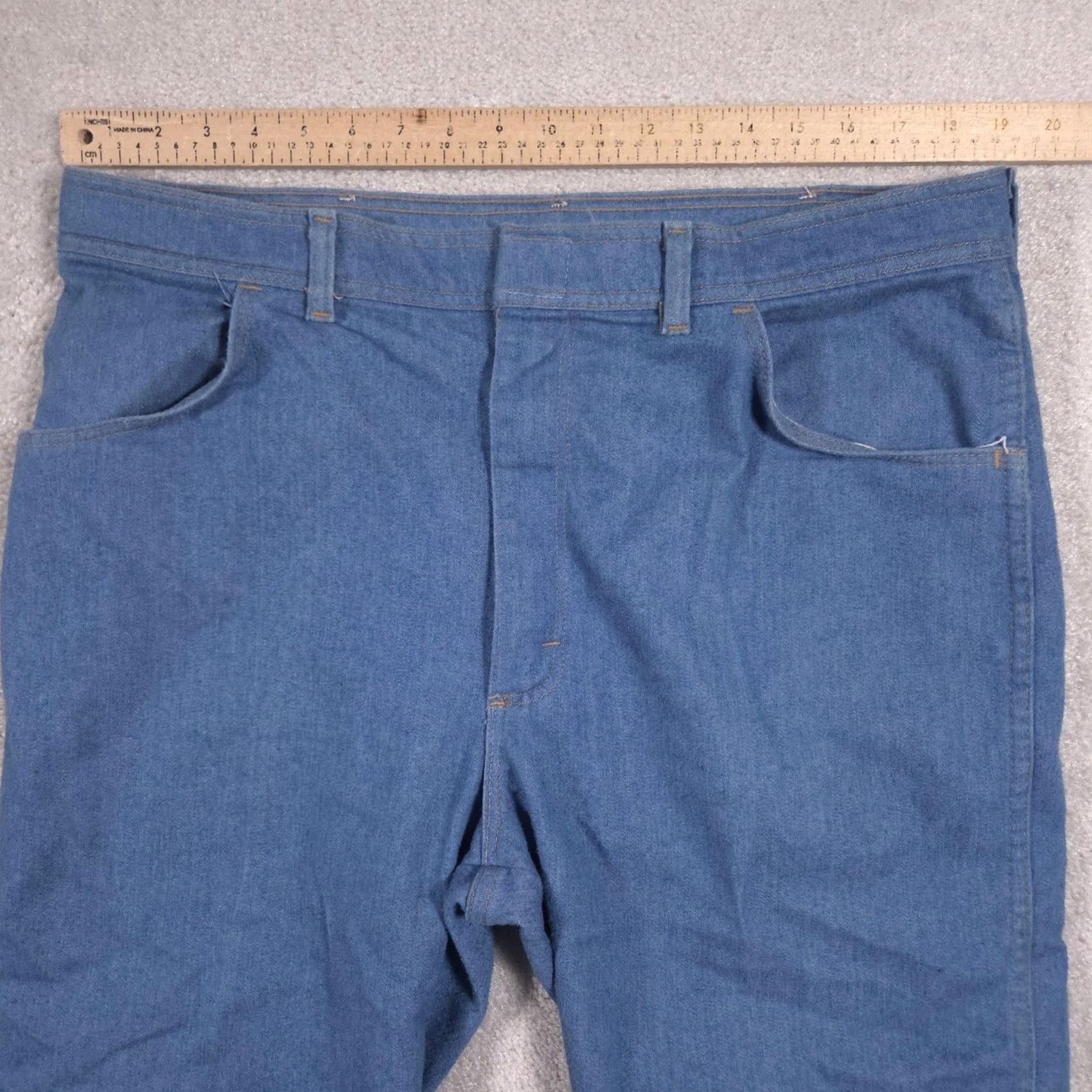 Wrangler Wrangler Jeans Mens 40x29 Blue Retro Denim Straight Leg Workwear 85493LB USA Size US 40 / EU 56 - 7 Thumbnail