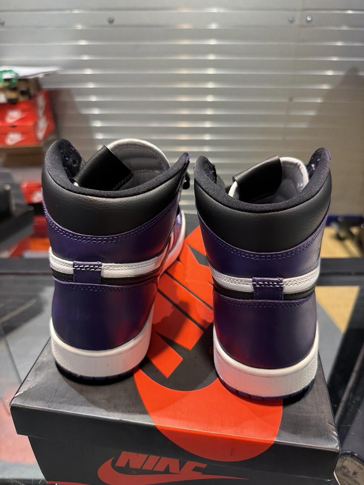 Jordan Brand Air Jordan 1 High Court Purple Sneakers 2.0 Size 8.5 Size US 8.5 / EU 41-42 - 9 Thumbnail