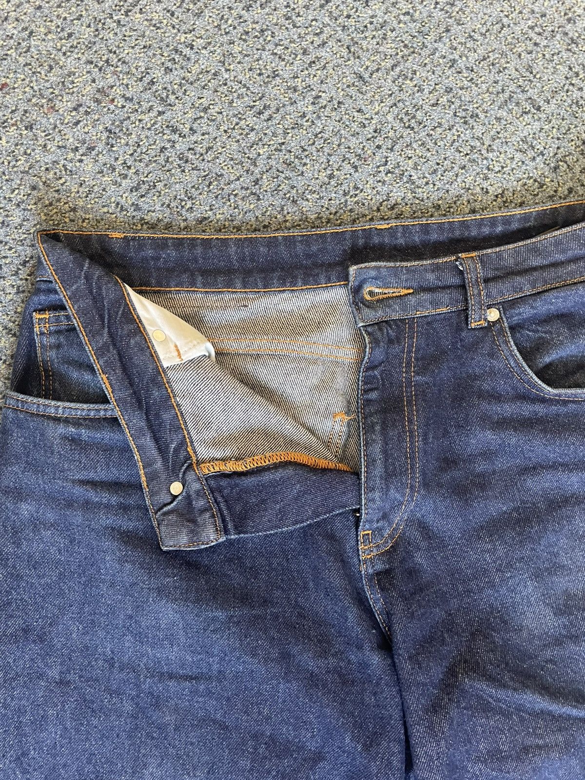 Pearled Ivory Pearled ivory raw indigo 1211’s 32 waist 34 inseam Size US 32 / EU 48 - 5 Thumbnail