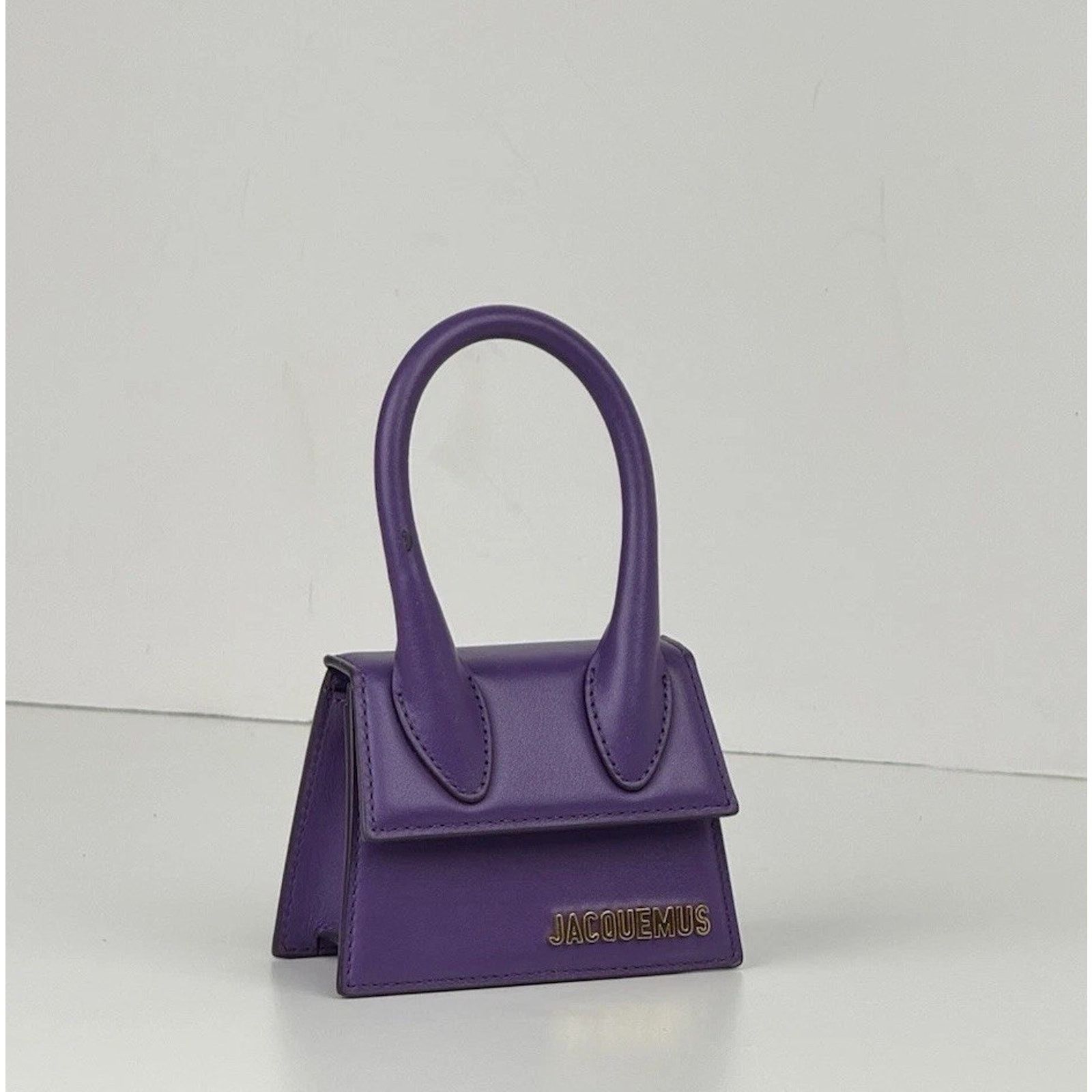 Jacquemus Jacquemus Le Chiquito Top-handle Mini Bag in Purple Size ONE SIZE - 2 Thumbnail