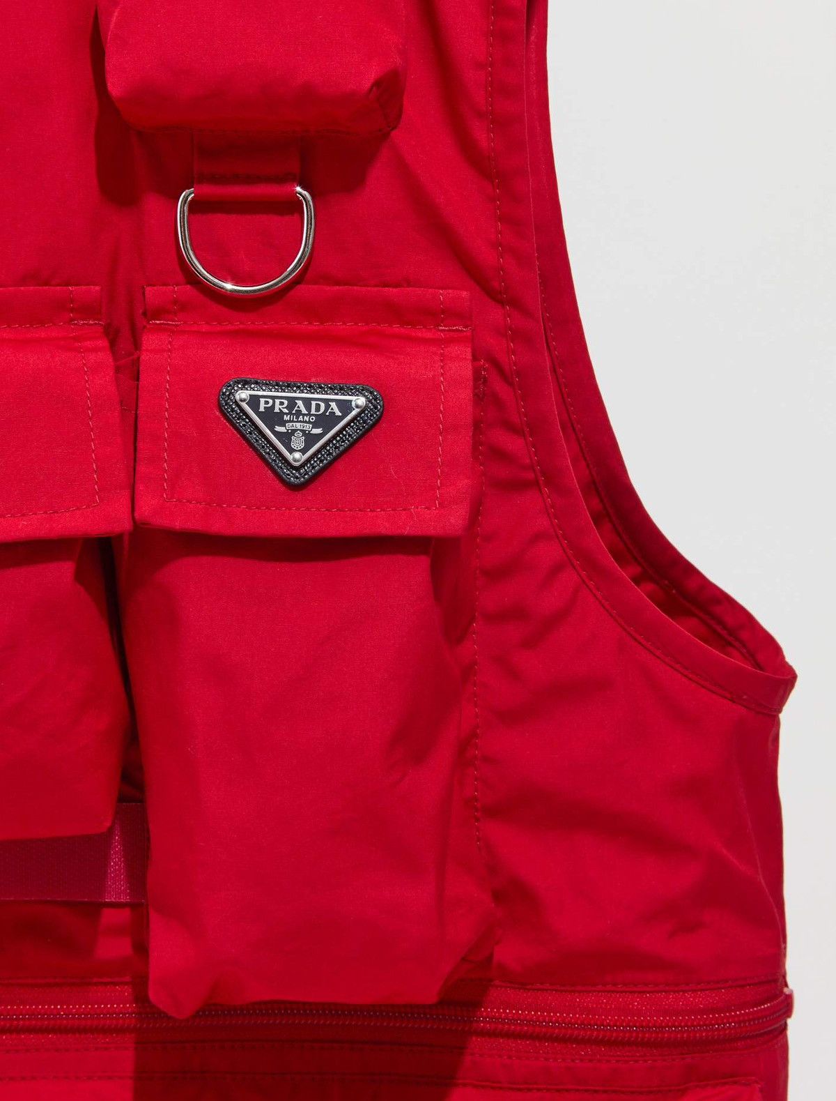 Prada Prada Multi-Pocket Cotton Vest Size US M / EU 48-50 / 2 - 5 Thumbnail