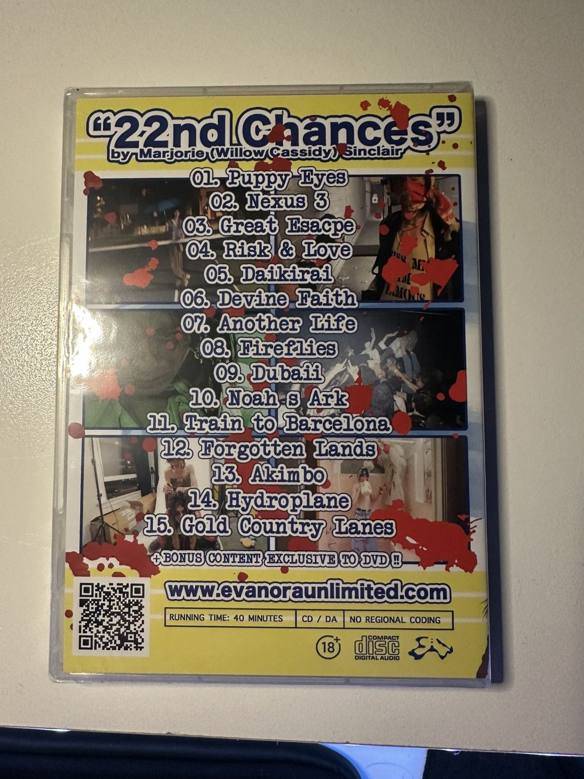 Drain Gang × Haunted Mound Marjorie W.C Sinclair - 22nd Chances Special Edition CD Size ONE SIZE - 2 Thumbnail