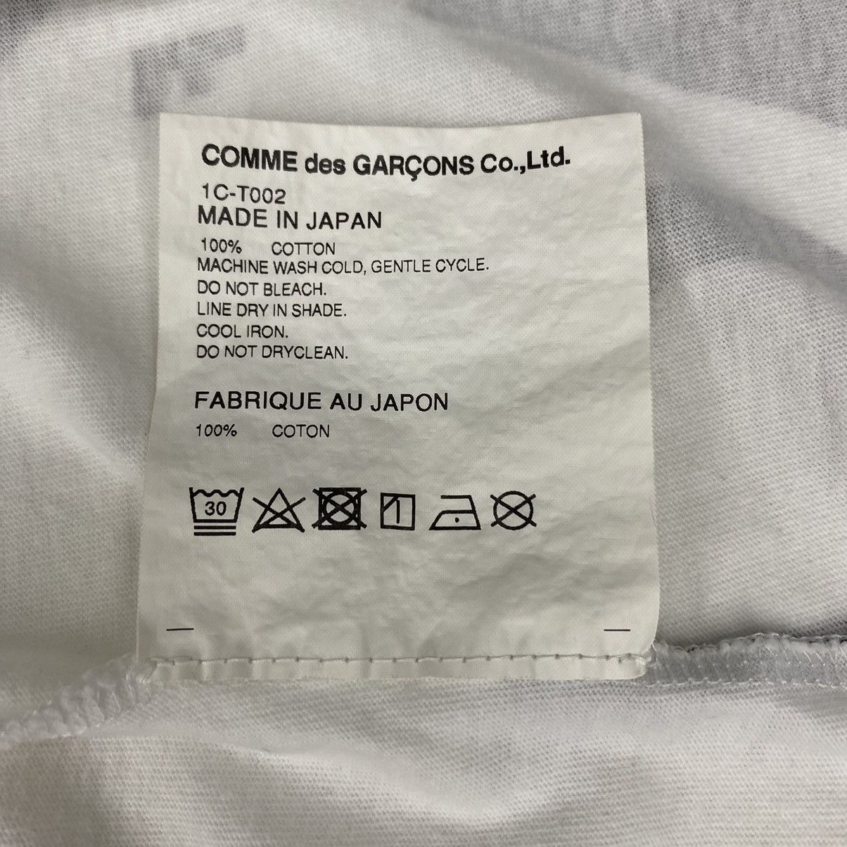 Comme des Garcons Black Comme Des Garçons Tee Size S / US 4 / IT 40 - 7 Thumbnail