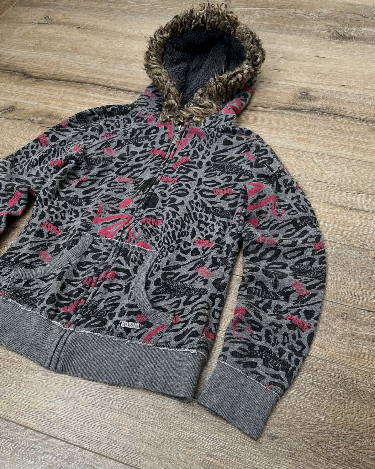 Hysteric Glamour × Undercover Vintage LGB If Six Was Nine Style Faux Fur Zip Hoodie Jacket Size S / US 4 / IT 40 - 5 Thumbnail