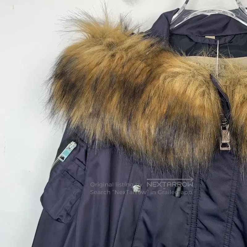 Burberry Burberry Women's Purple Nylon Down Jacket. Size M / US 6-8 / IT 42-44 - 3 Thumbnail