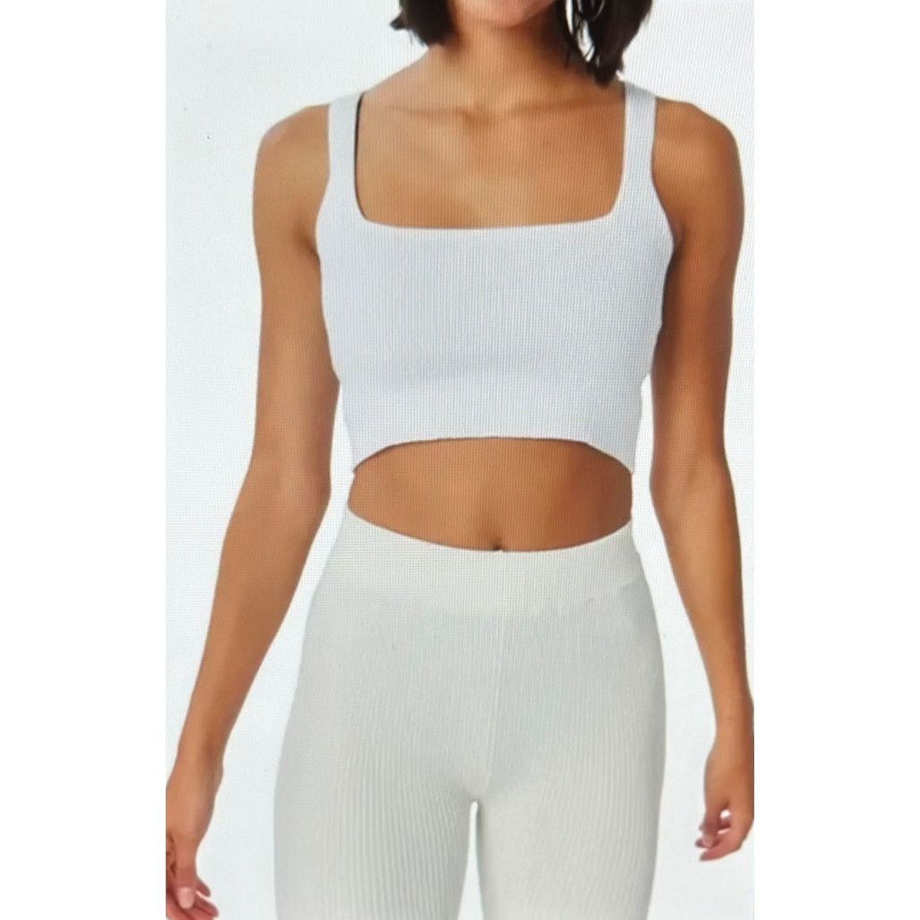 Other Lita by Ciara True Rib Crop Top - White - size M Size M / US 6-8 / IT 42-44 - 3 Thumbnail