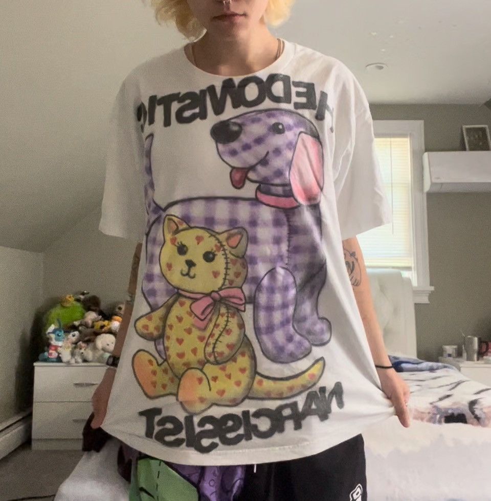 Handmade × Vintage henry johnson 1/1 signed hedonistic masochism airbrush tee Size US XL / EU 56 / 4 - 1 Thumbnail