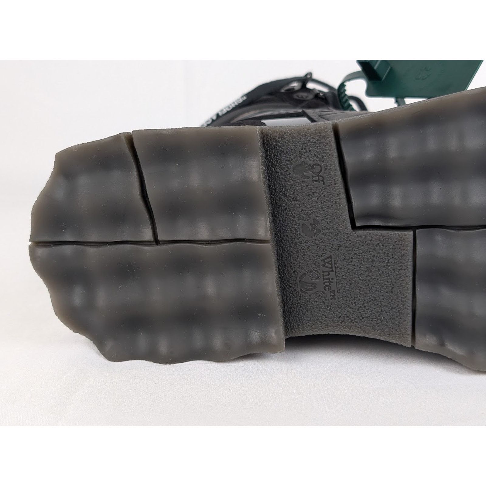 Off-White o1rshd1 Hiking Sponge Sneakers in Black / Khaki Size US 9 / EU 42 - 8 Thumbnail