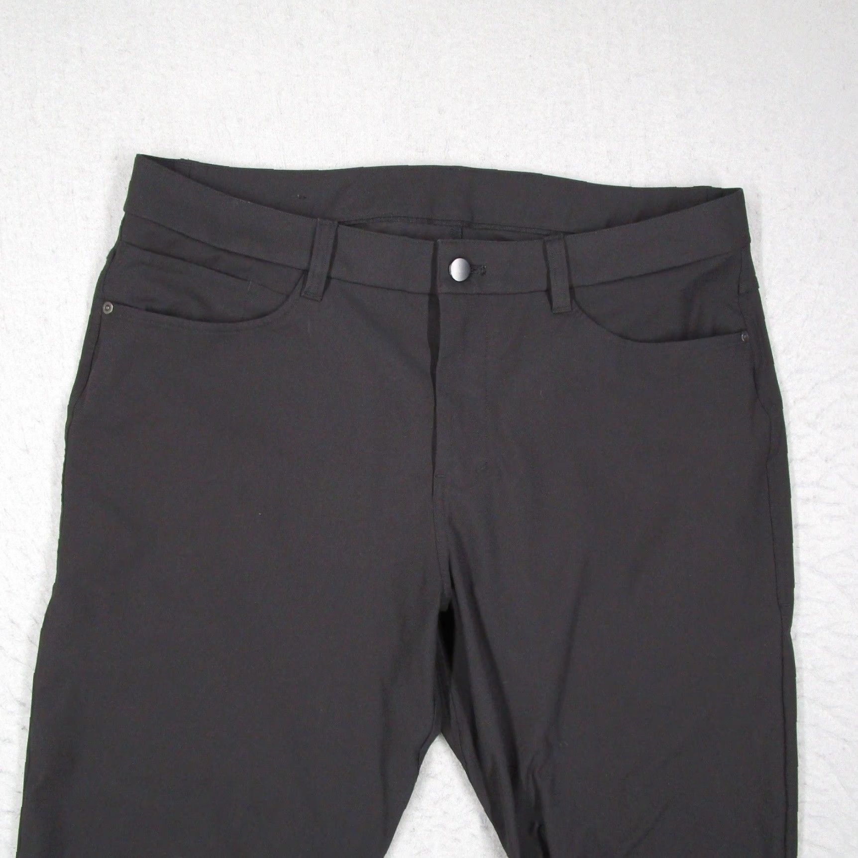 Lululemon Lululemon ABC Pant Mens 34 Black Slim 5 Pocket Tech Trousers LM5ALWS.0 Size US 34 / EU 50 - 2 Thumbnail