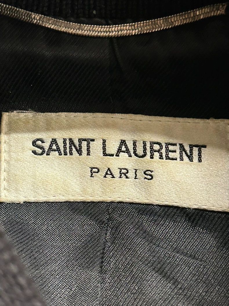 Saint Laurent Paris Classic Saint Laurent Black and White Varsity Jacket-2508 Size US L / EU 52-54 / 3 - 2 Thumbnail